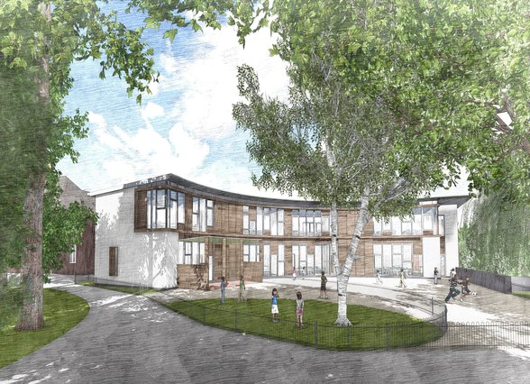 Kindergarten Classroom Block at Derby High School, Geo-environmental Services were employed at this site