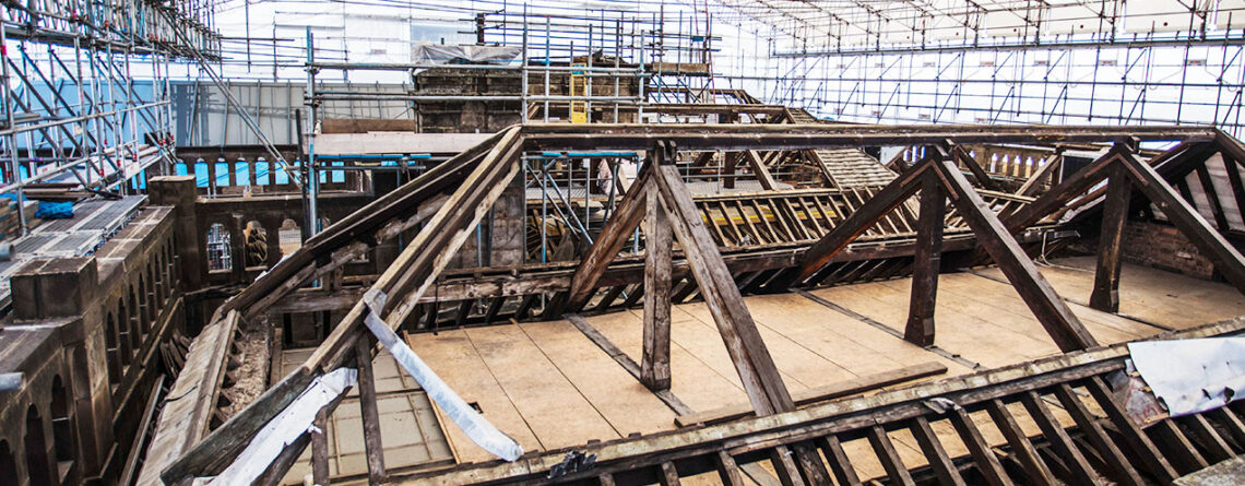 Temporary Works at Nottingham Castle. We design and erection of efficient and cost-effective temporary works which are in harmony with the permanent works