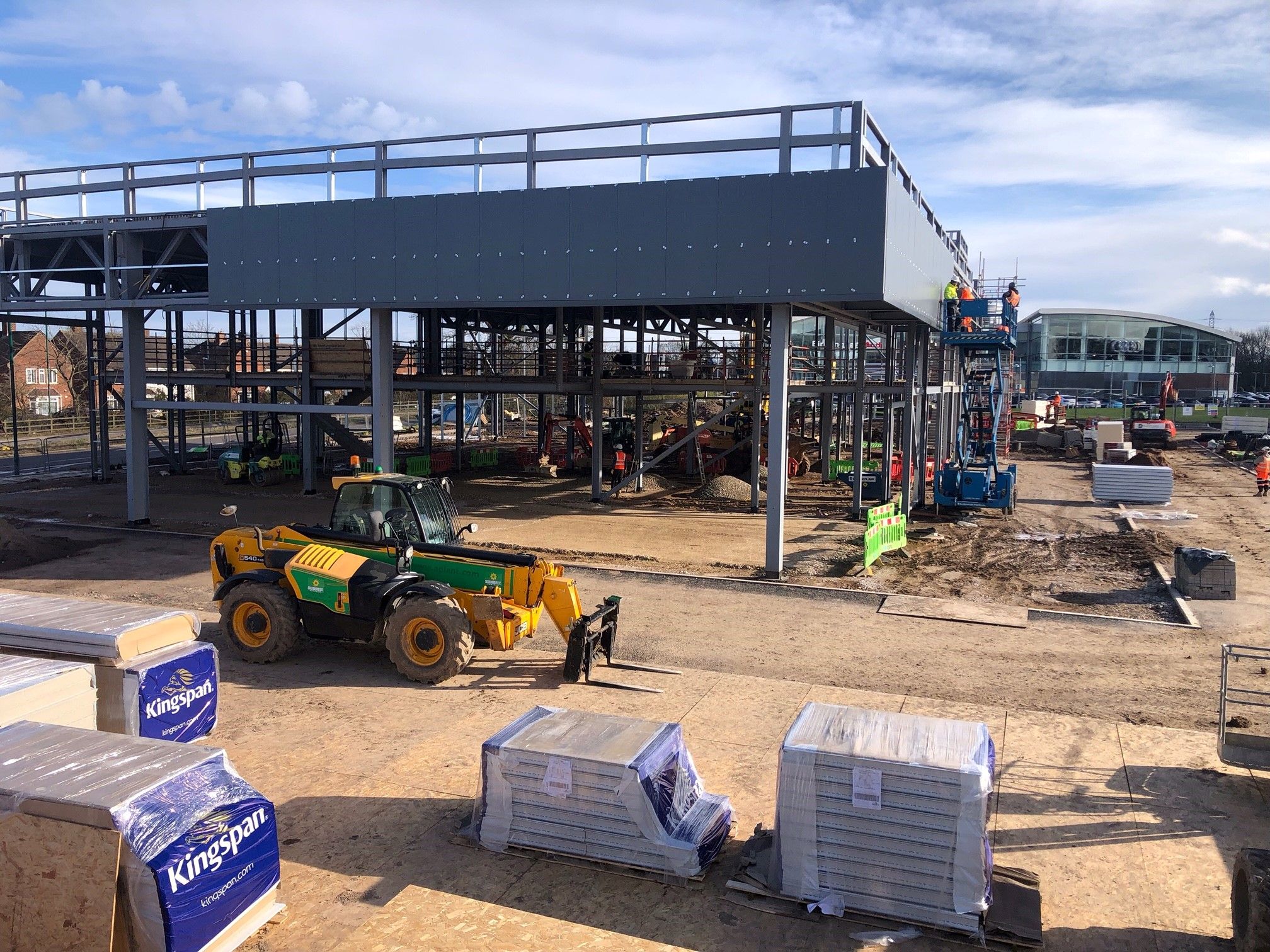 Aston Martin, Solihull Steel Frame Design and erection complete