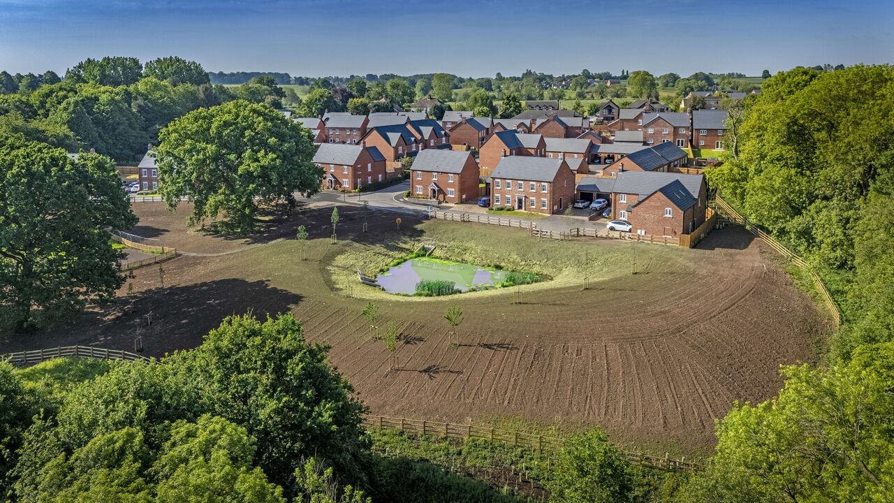 Pevril Homes' Flagshaw Pastures development in Kirk Langley